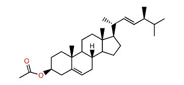 (22E,24R)-24-Methylcholesta-5,22-dien-3b-yl acetate